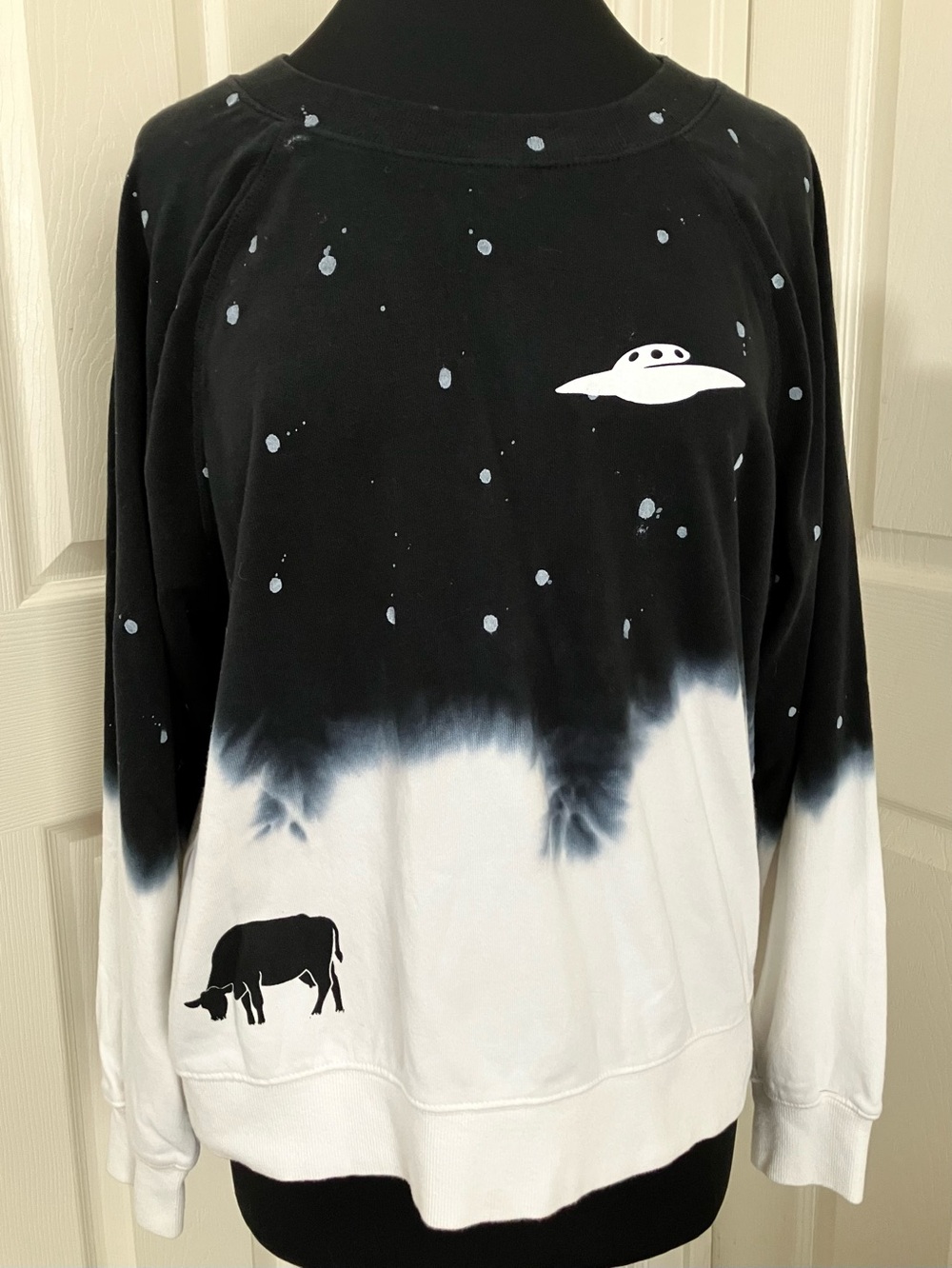 NWT RARE Wildfox “Where Have All The Cowfolk Gone” Sommers UFO Sweatshirt Sz. M
